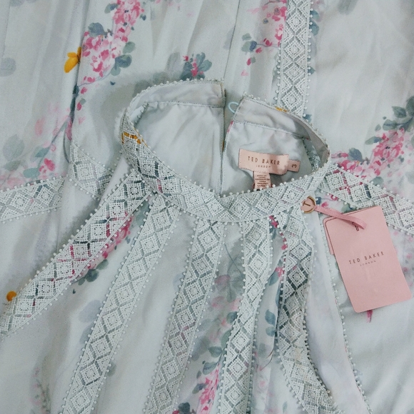 🍒NWT🍒 TED BAKER MIDI DRESS - Picture 3 of 13